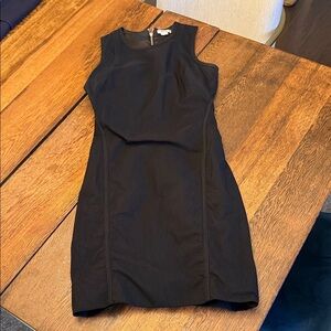 Helmut Lang Edgy  Black Sleeveless Dress